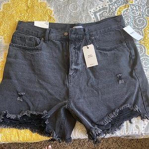 Brand New Forever 21 High Rise Mom Shorts Size 30